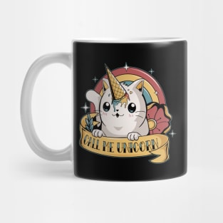 Cat Unicorn Rainbow - Cute Tattoo Mug